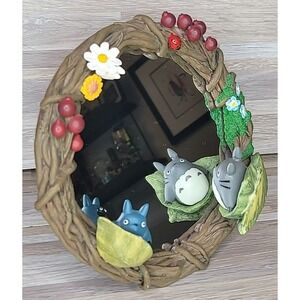 Studio Ghibli My Neighbor Totoro Stand Mirror Hide and Seek Wreath EUC